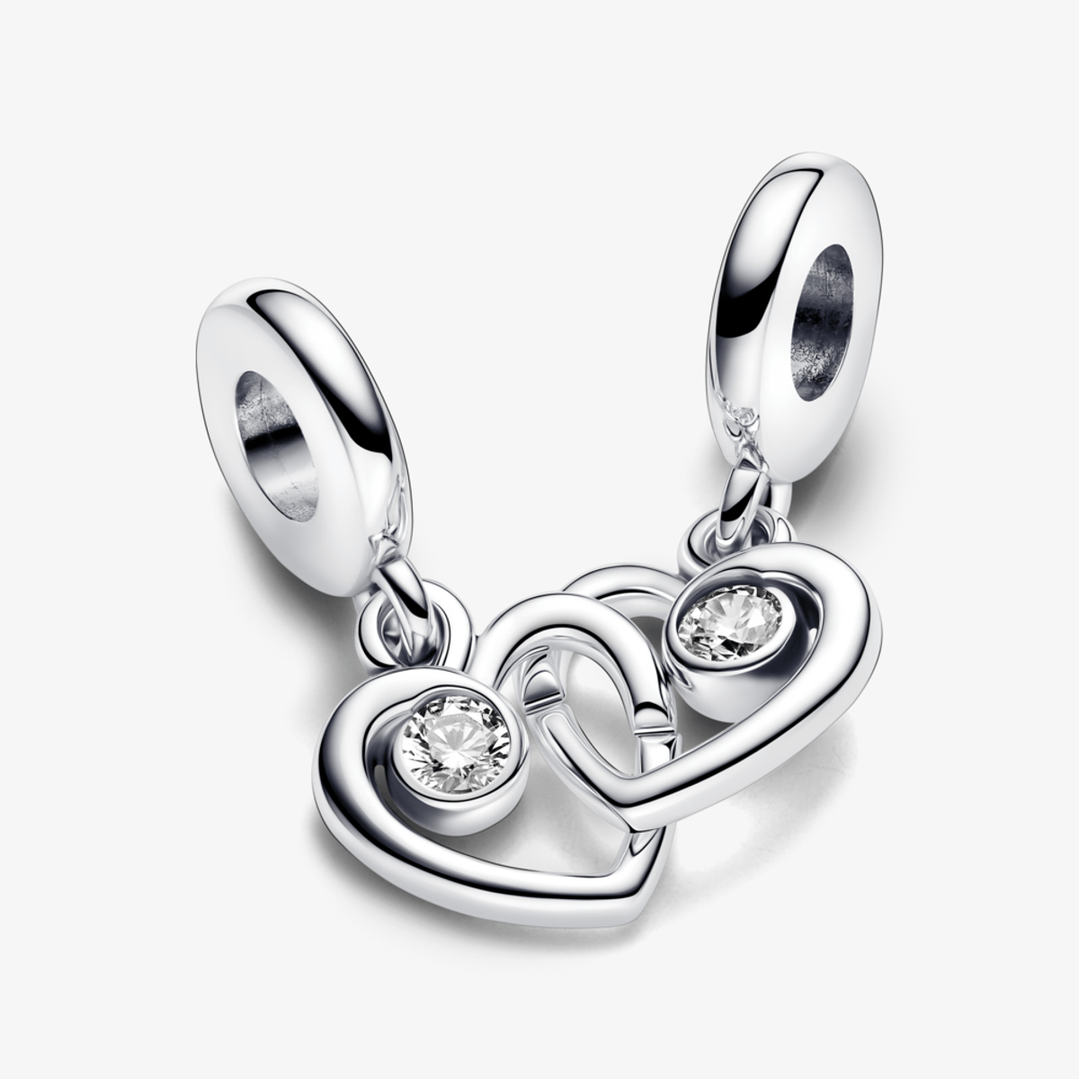 Split Heart Charm