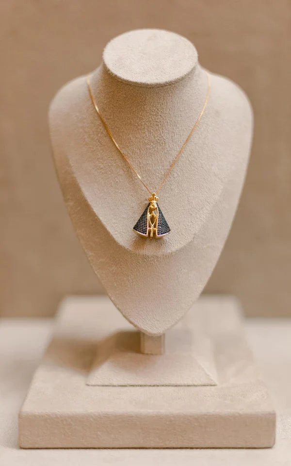 Our Lady Zircon Necklace