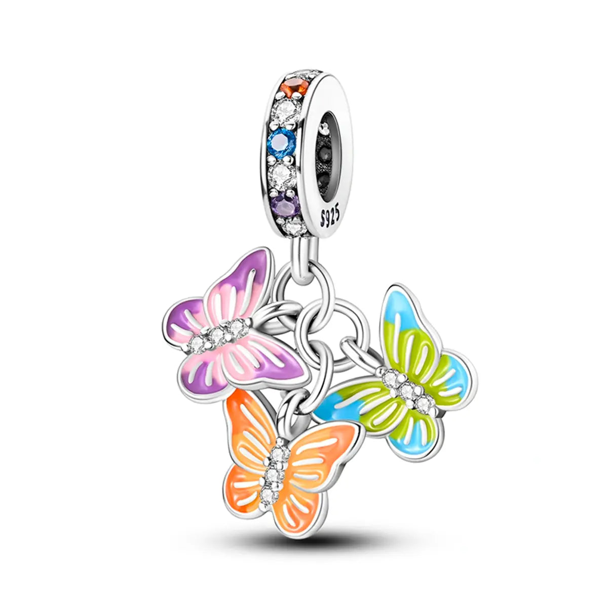 Butterfly Trio Charm