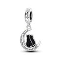 Cats and Moon Charm