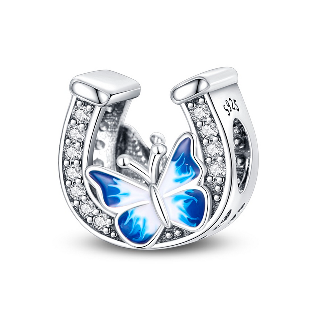 Blue Butterfly Charm