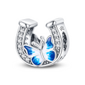Blue Butterfly Charm