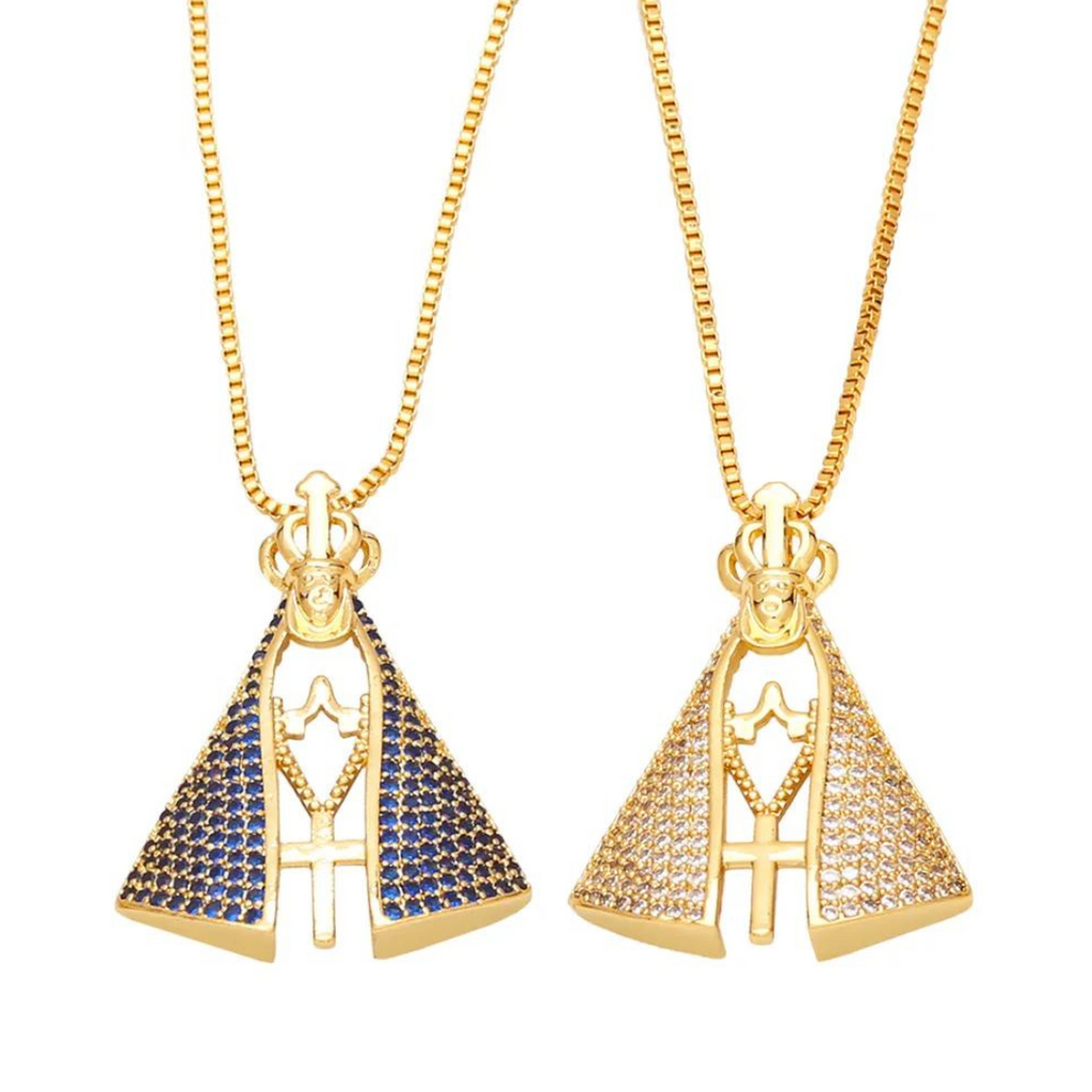 Our Lady Zircon Necklace