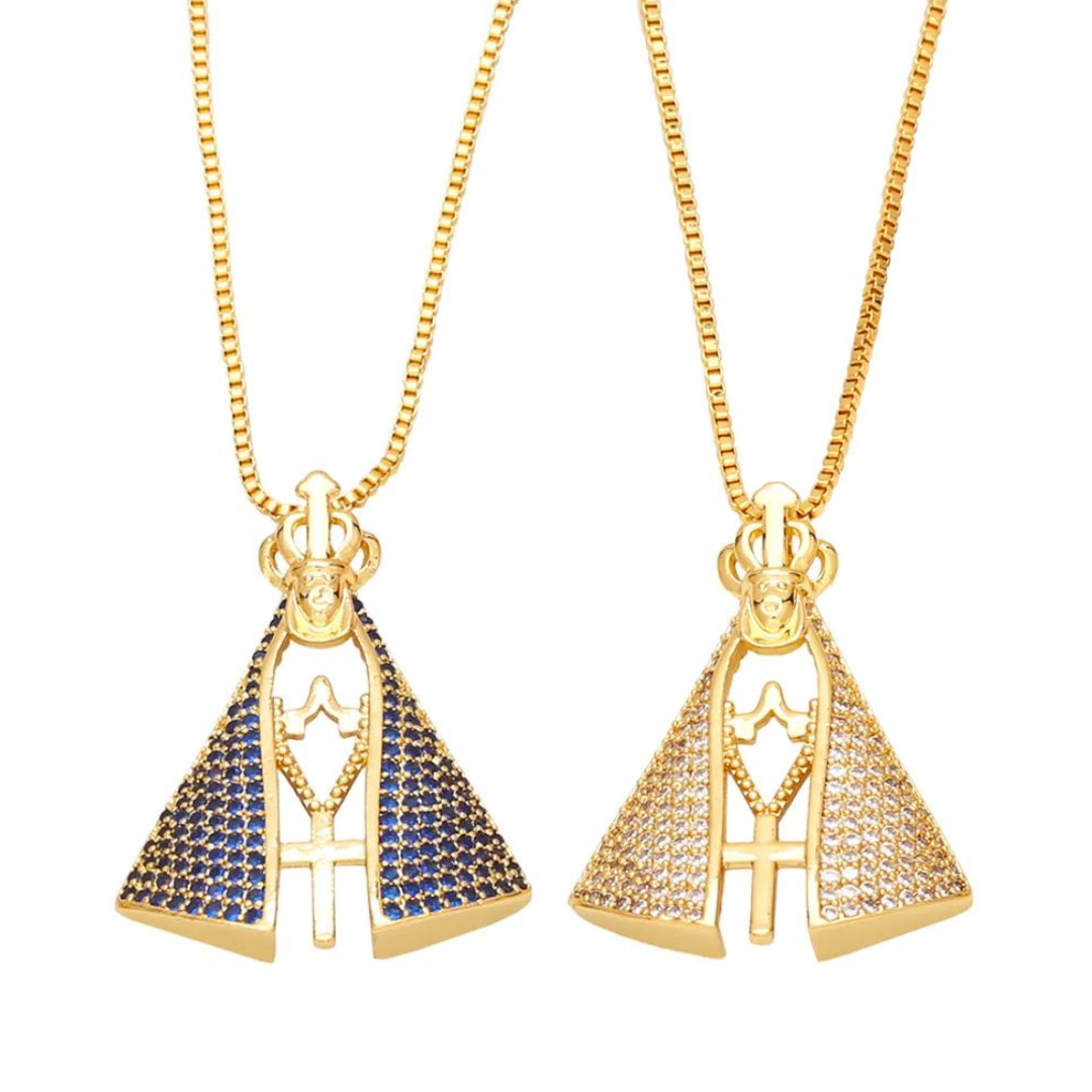 Our Lady Zircon Necklace