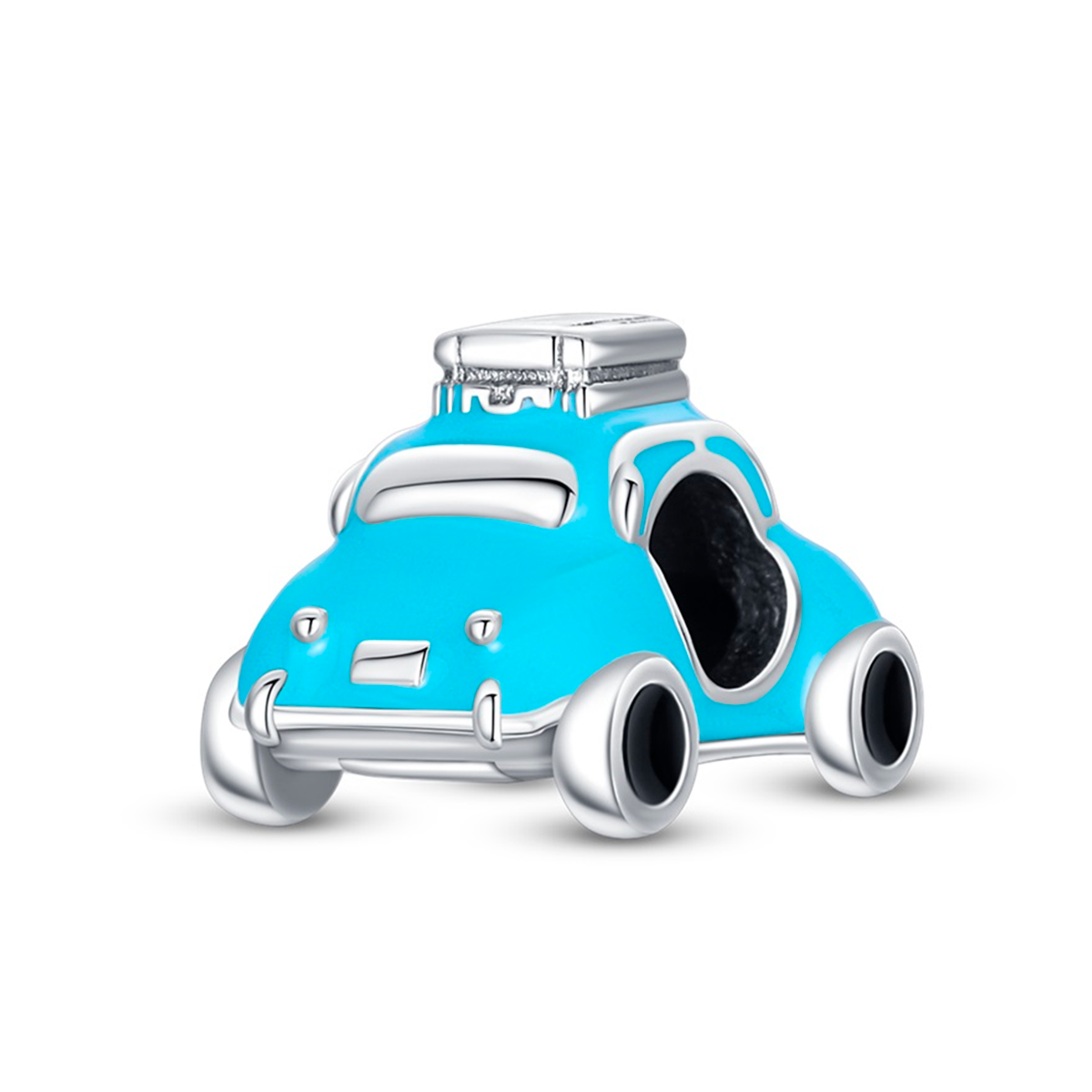 Blue Beetle Car Charm