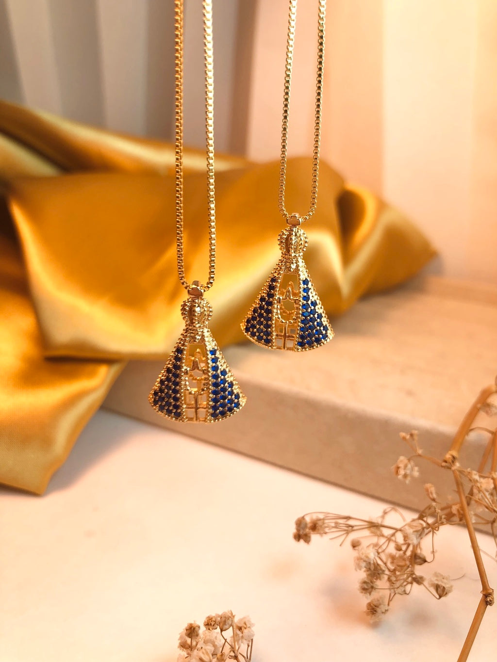 Our Lady Zircon Necklace