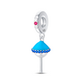Blue Lollipop Charm