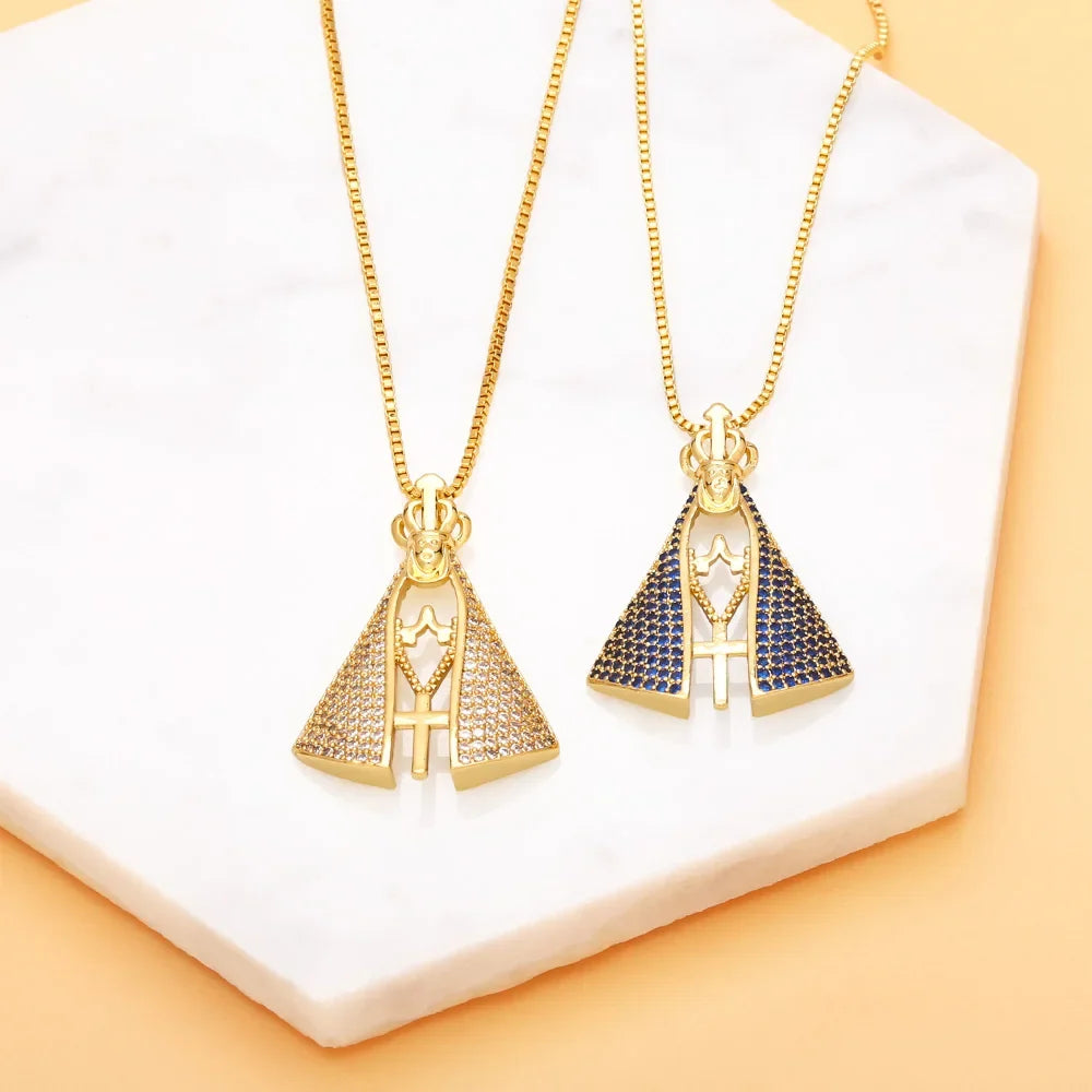 Our Lady Gold Necklace