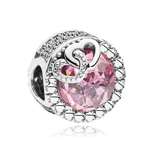 Diamond Rose Charm