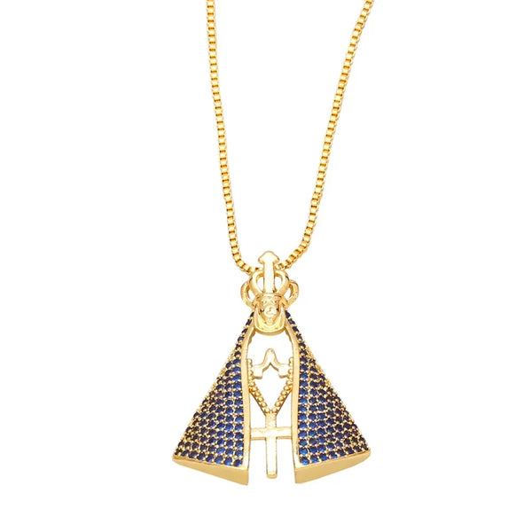 Our Lady Zircon Necklace