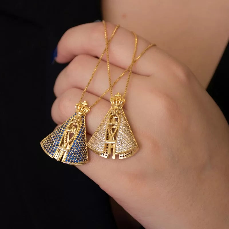 Our Lady Zircon Necklace